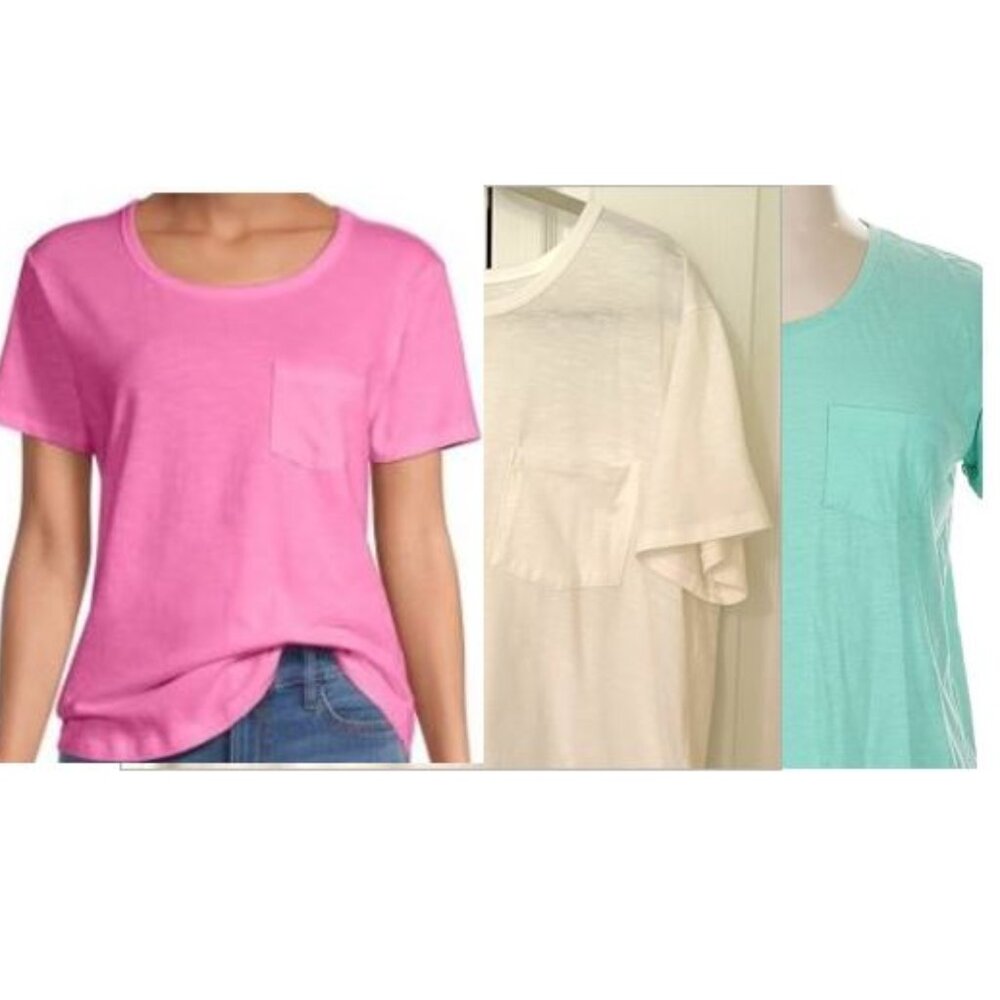 a.n.a. Pocket T-shirts - Bundle of 3 - Size XL - Round Neck Short Sleeve - NWT